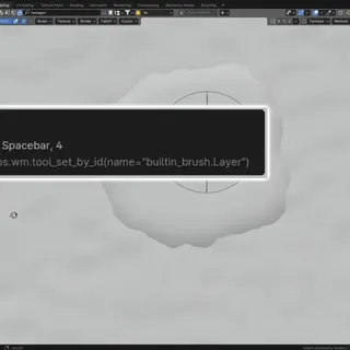 Switch to sculpt mode and turn on layer brush.