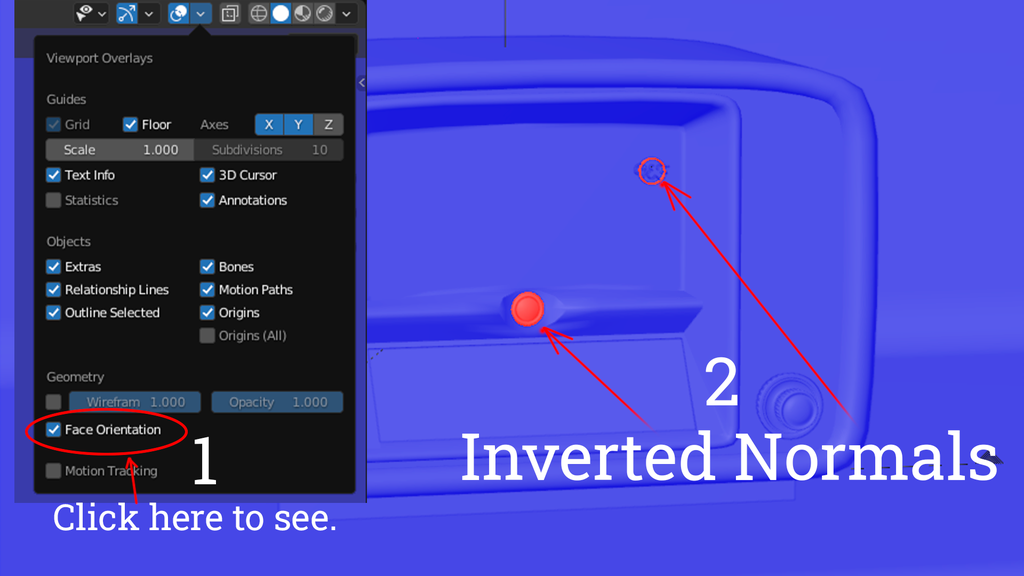 BlenderKit Inverted normals