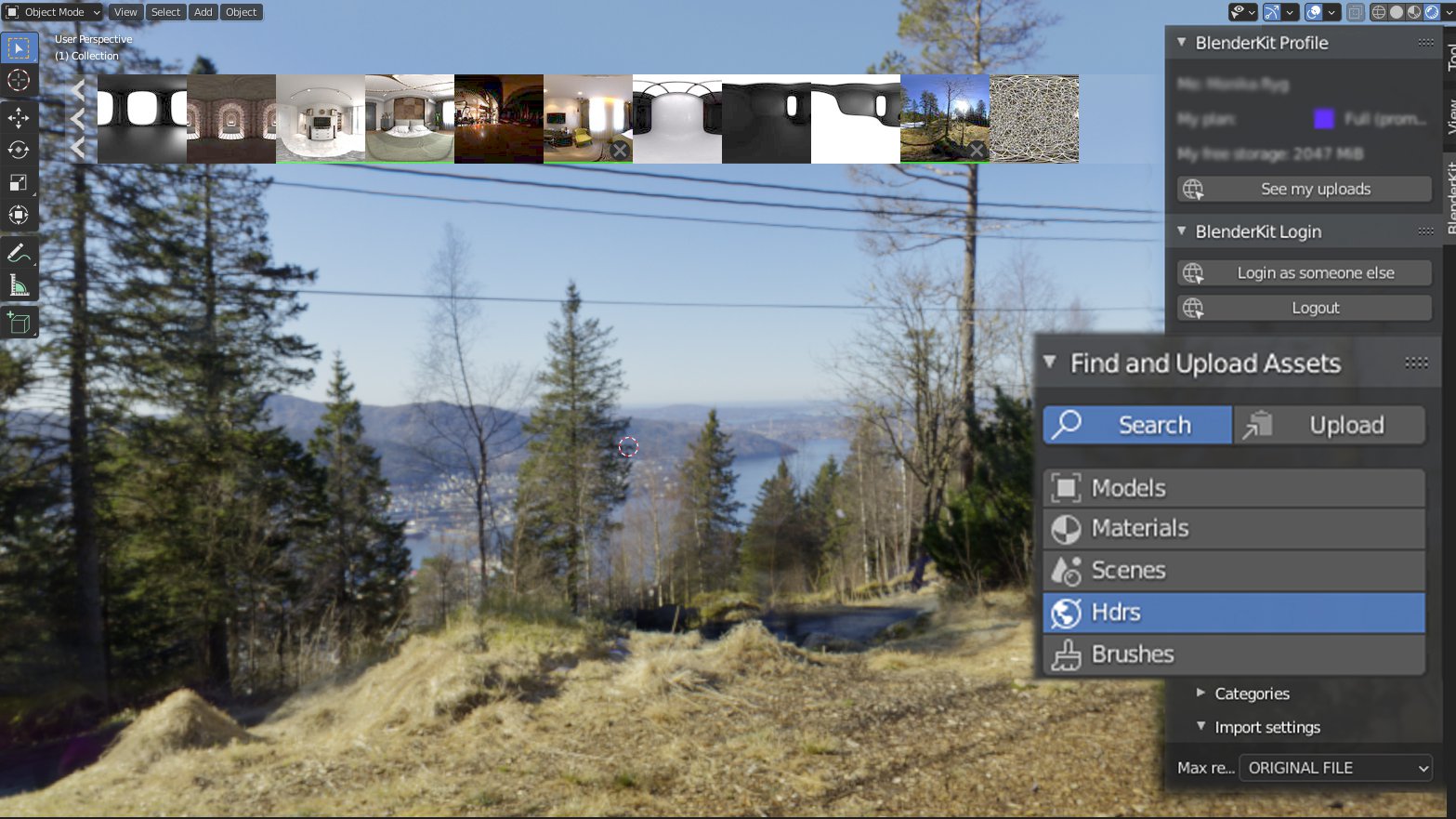 BlenderKit New features in Blender 2.92