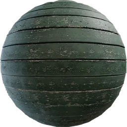 Green Rough Planks