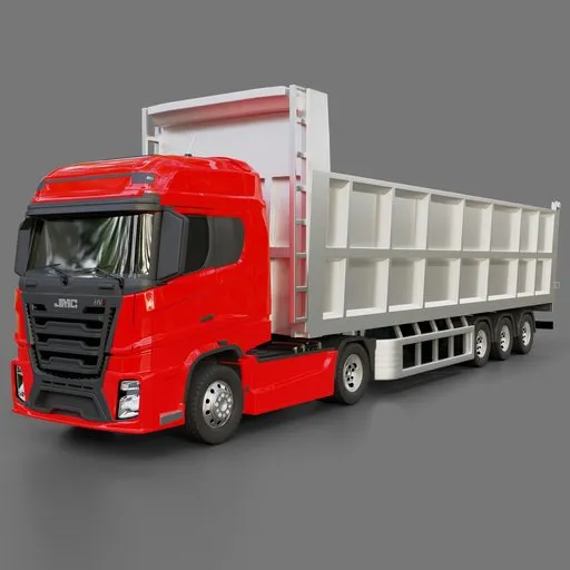 JMC Weilong HV5 Tipper Trailer