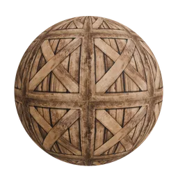 Rustic wooden crates texture