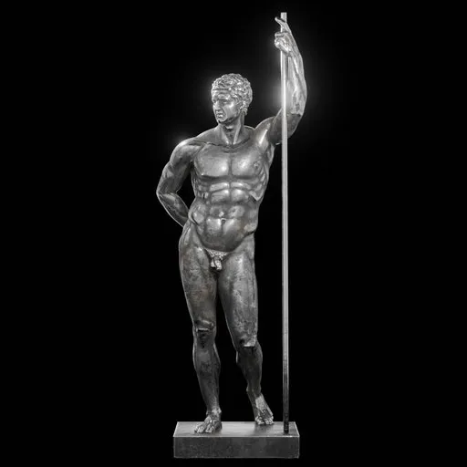 statue of Steel Pergamene prince hollow