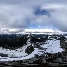 Aerial Mountain Landscape