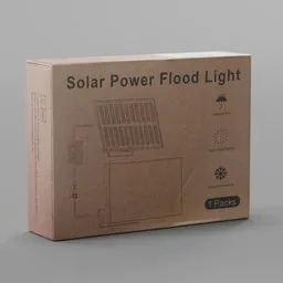 Solar Power cardboard Box