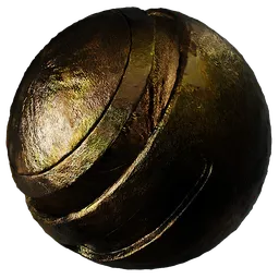 Metal Rust Black Gold Foil