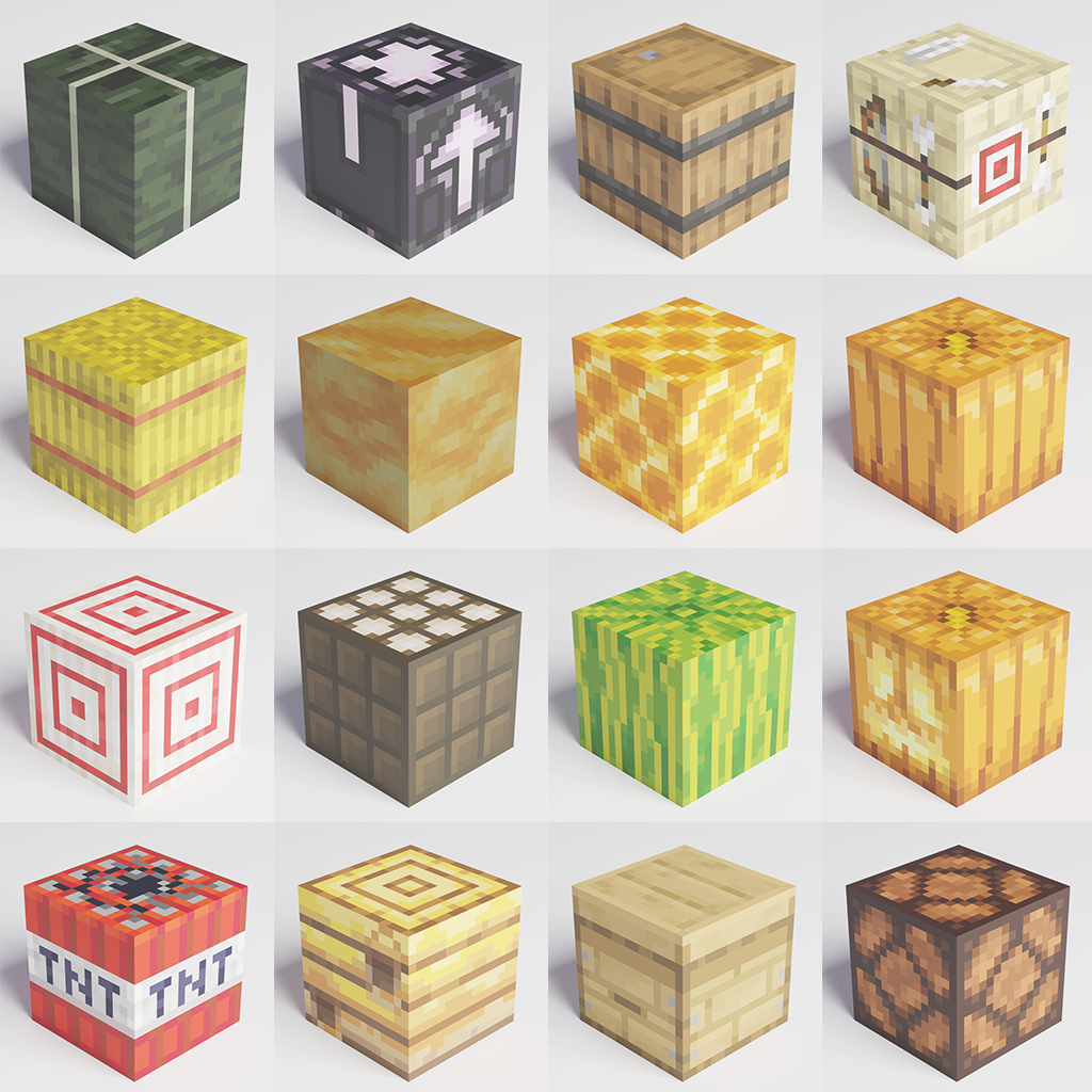 Minecraft Decorative Blocks Miscellaneous models BlenderKit