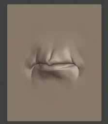 Male Lips Old Realistic