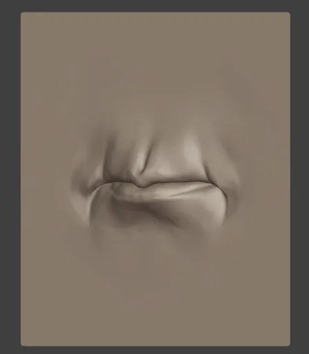 Male Lips Old Realistic
