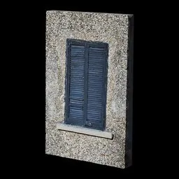 Scan Litter rock windows