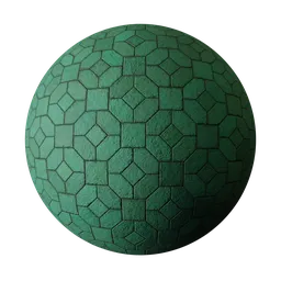 Verdant Irregular Stone Tiles