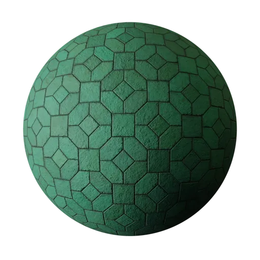 Verdant Irregular Stone Tiles