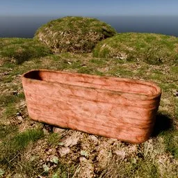 Pottery Bucket Long Rounded