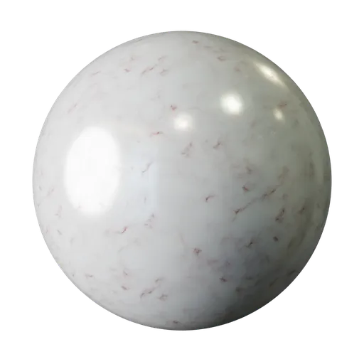 High-resolution 2K PBR Marble Texture for 3D rendering, compatible with Blender and other 3D applications.