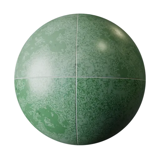 Green Glazed Ceramic Tile