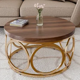 Round coffee table