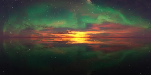 Aurora Lights Night Twilight Sky