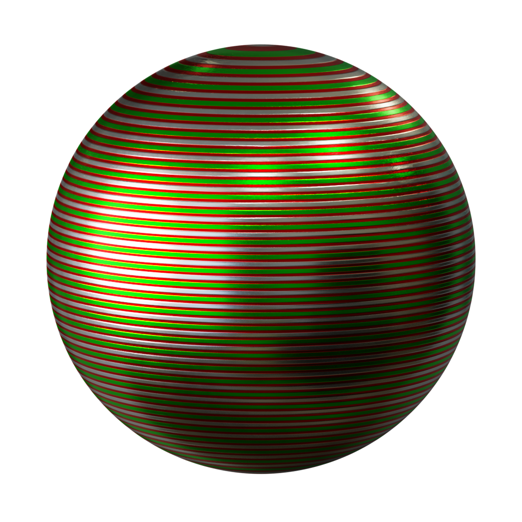 Striped Christmas Ornament FREE ornaments materials BlenderKit