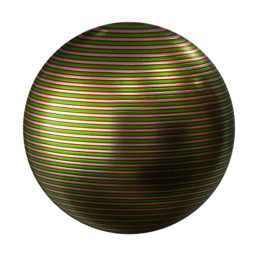 Striped Christmas Ornament