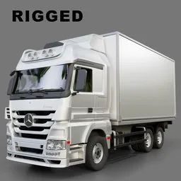 Mercedes Benz Actros Box Truck