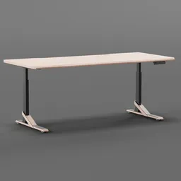 Electric desk light wood design