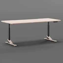 Electric desk light wood design