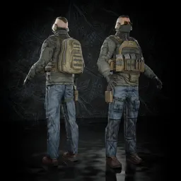 Military Character (GameReady)