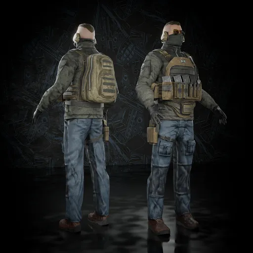 Military Character (GameReady)