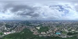 Highsky bluesky cloud old building