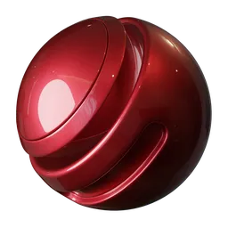 Red Metallic Coating