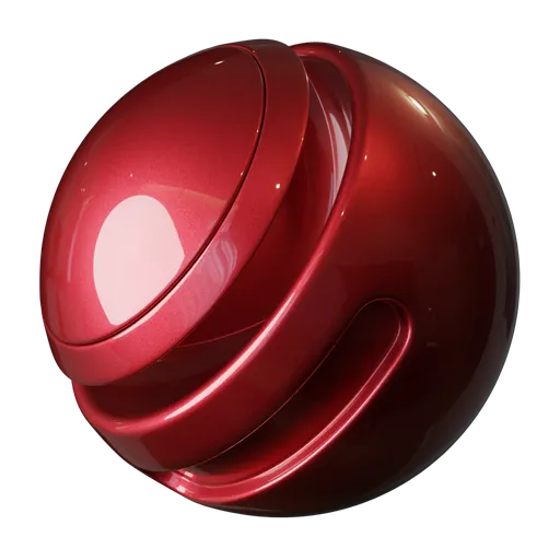 Red Metallic Coating
