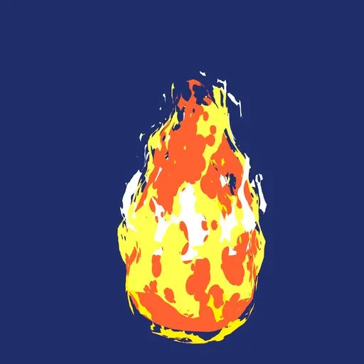 Toon shade Fire