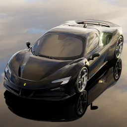 Modern Racing Supercar