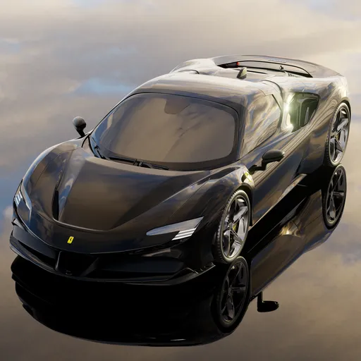 Modern Racing Supercar