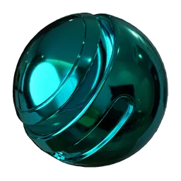 Polished Teal Chrome