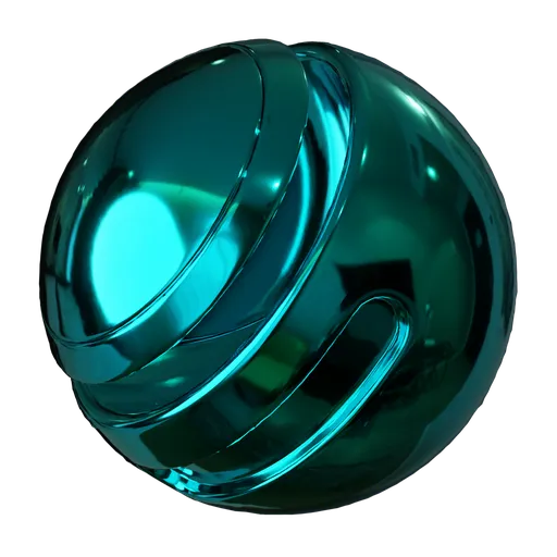 Polished Teal Chrome