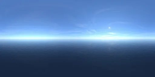 Clear sky above the sea