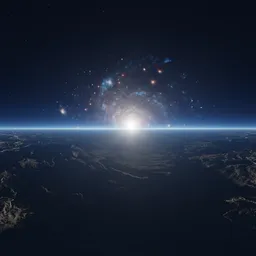 Sci-Fi Alien Planet Galaxy