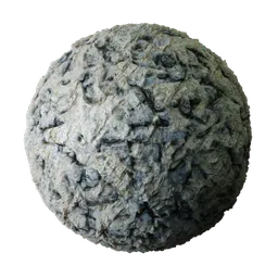 2K PBR Rough Slate Stone Wall texture, suitable for Blender 3D and other applications, offers realism in natural and rustic scenes.