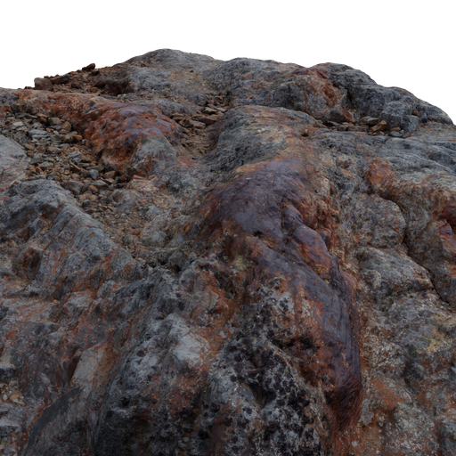 Rocky Terrain on Mountain Top 5 | FREE Terrains models | BlenderKit