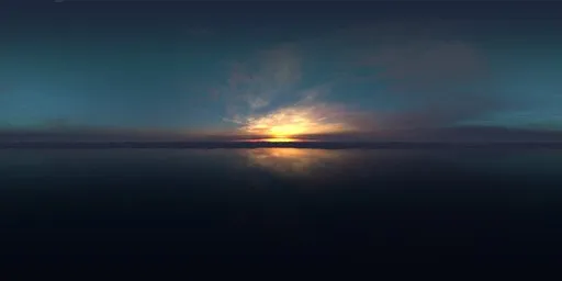 Twilight Colorful Sky Aerial