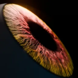 Abstract Eye Render by geo nodes