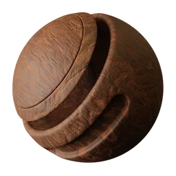 Brown Carved Wood