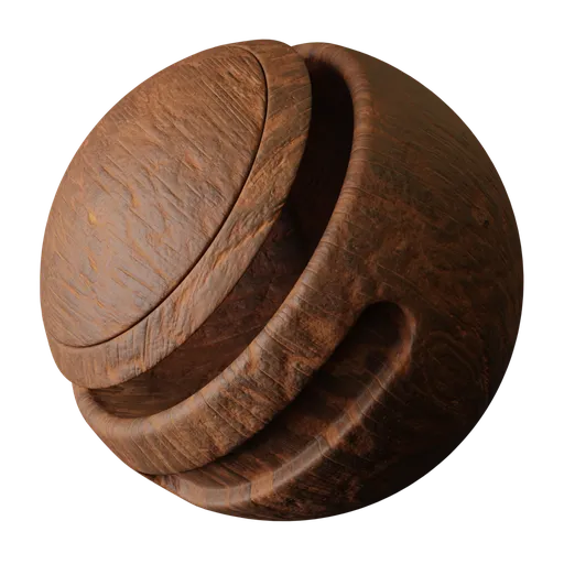 Brown Carved Wood