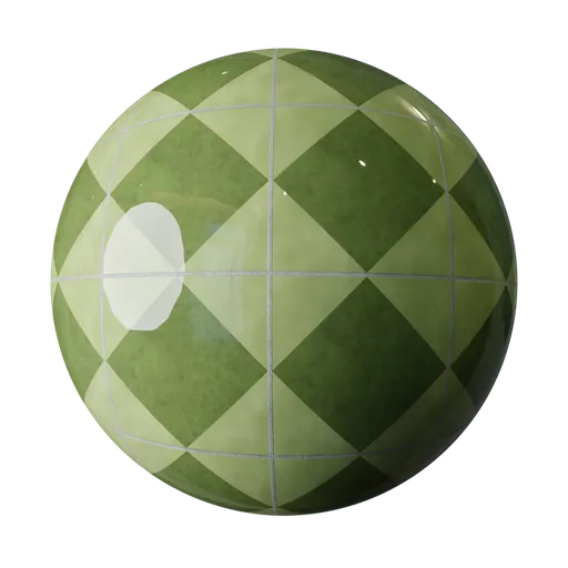 Green Diamond Ceramic Tiles