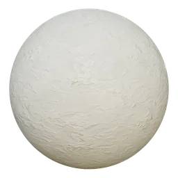 Rough White Painted Plaster