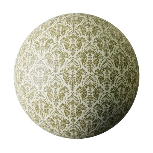 Damask Pattern Wallpaper