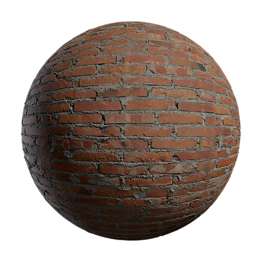 Red brick wall