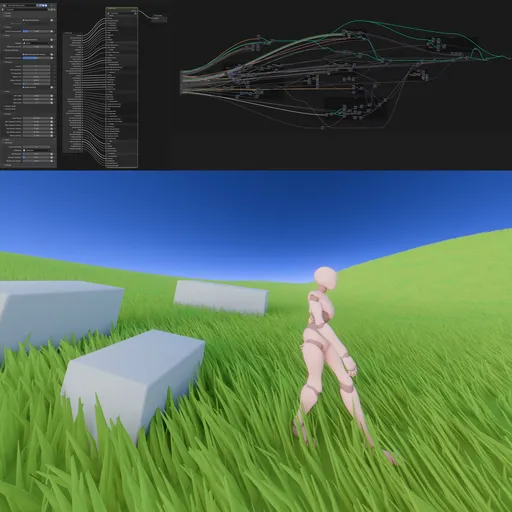 GN Grass [Culling + Obstacles reaction]