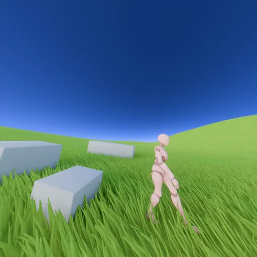 GN Grass [Culling + Obstacles reaction]